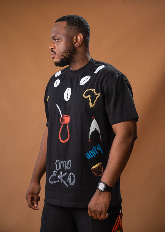 Camiseta de corte relajado Ft Hand Painted Arts