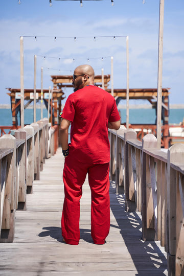 Juego de ropa de cama de dos piezas Crimson Comfort