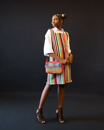 Peto con flecos Aso Oke