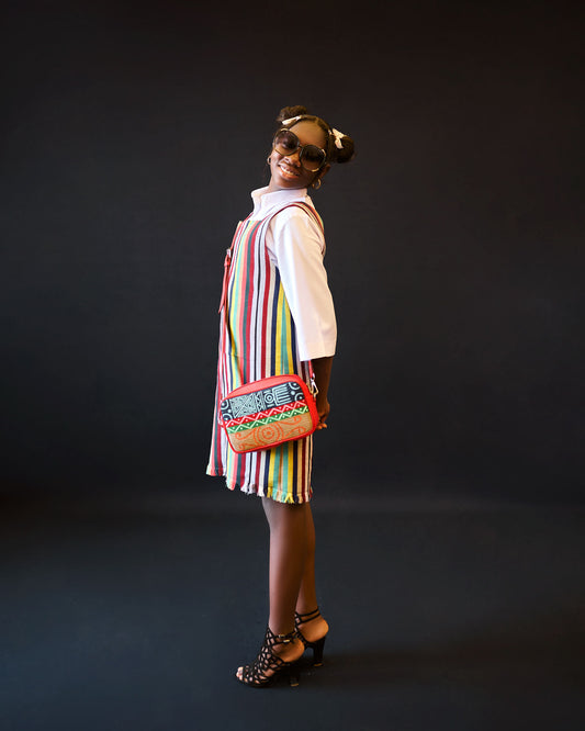 Peto con flecos Aso Oke
