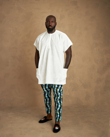 Male Velvet Danshiki and Pant Set