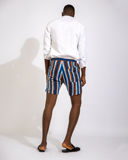 Conjunto Camisa Lino y Short Kaya Aso Oke