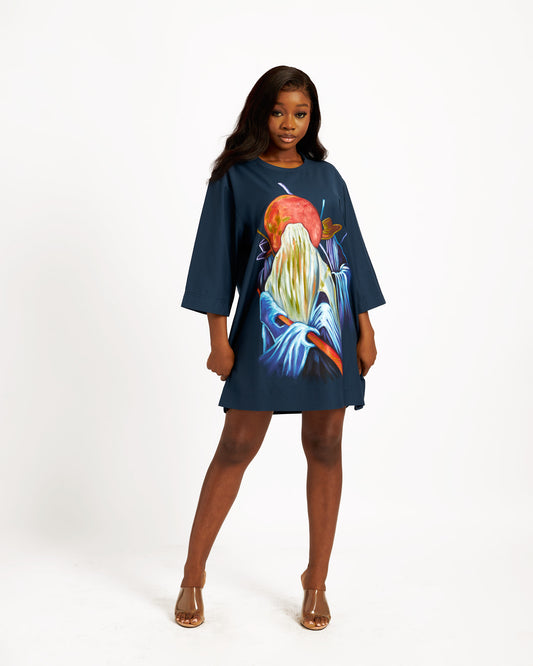 Female Hand-painted Ayo Hand Adjua