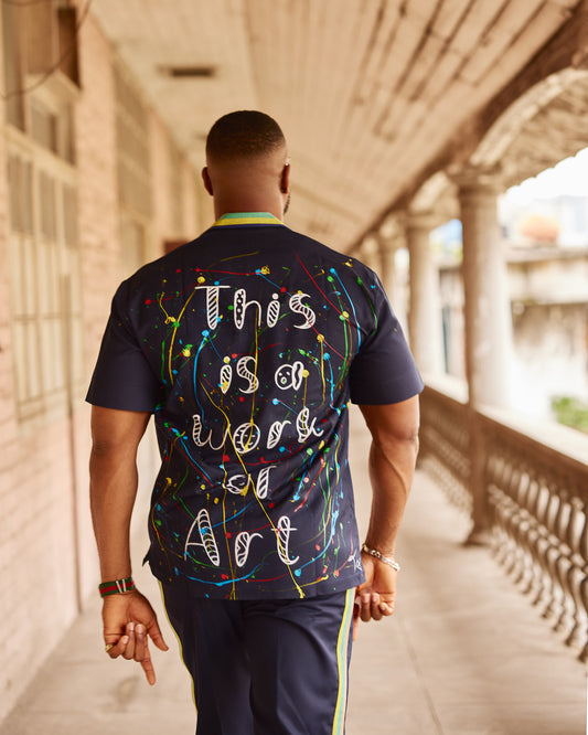 Conjunto de safari pintado a mano: una obra de arte
