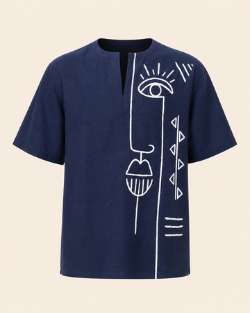 Painted Free Neck Top