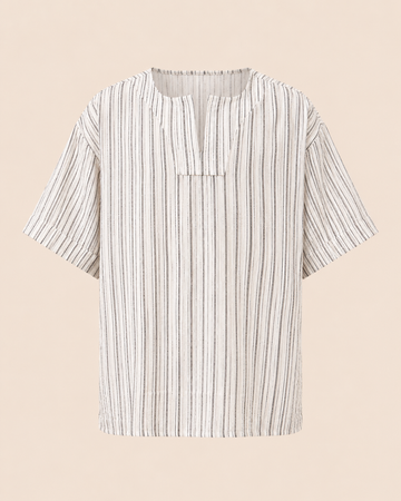 Free Neck Stripe Top