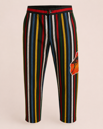 Hand Painted Aso Oke Pant