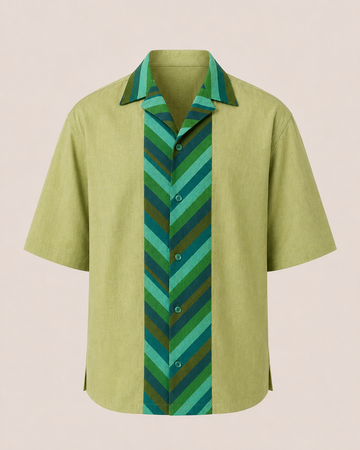 Light Green With Asooke Details
