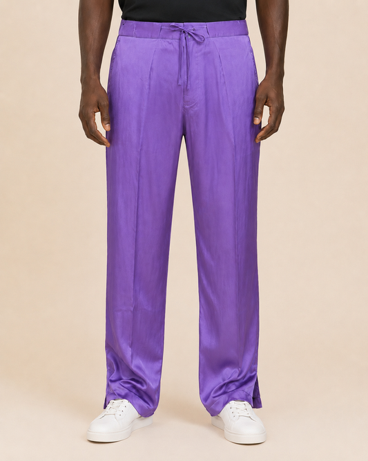 Plain Silk Pant
