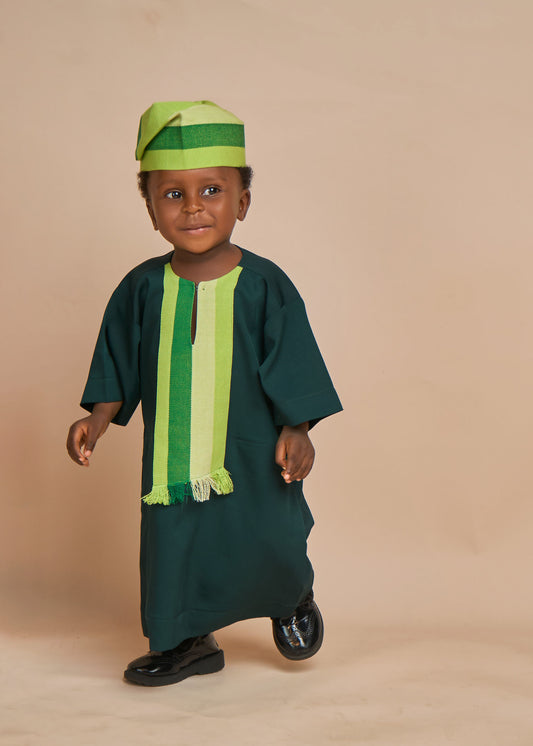 Green Jalabiya X Cap