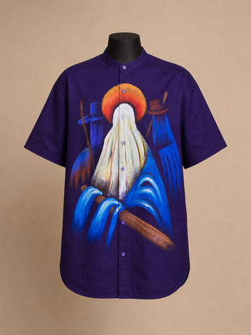 Hand Painted Kaftan Shirt