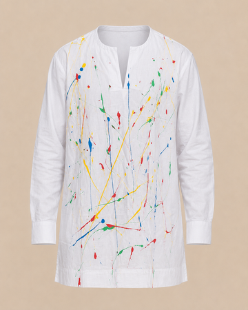 Splash painted shirt