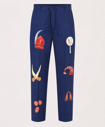 Hand Painted Merino Pant