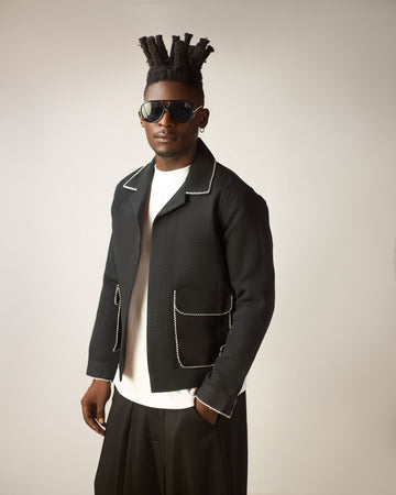 Over-Jacket with Pique Stitch