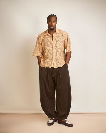 Lace Leisure Shirt X Funnel Barrel Pant